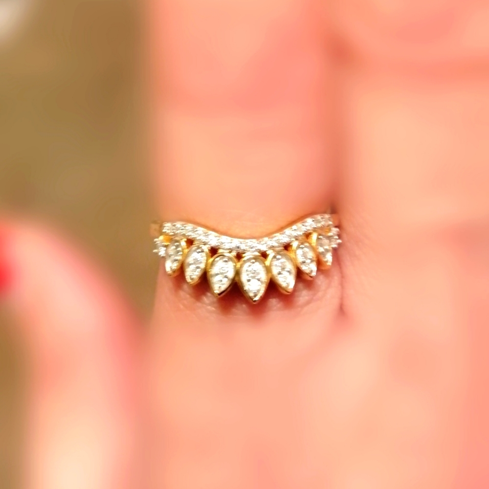 Moissanite Crown Stackable Band Ring Sale! - image 3